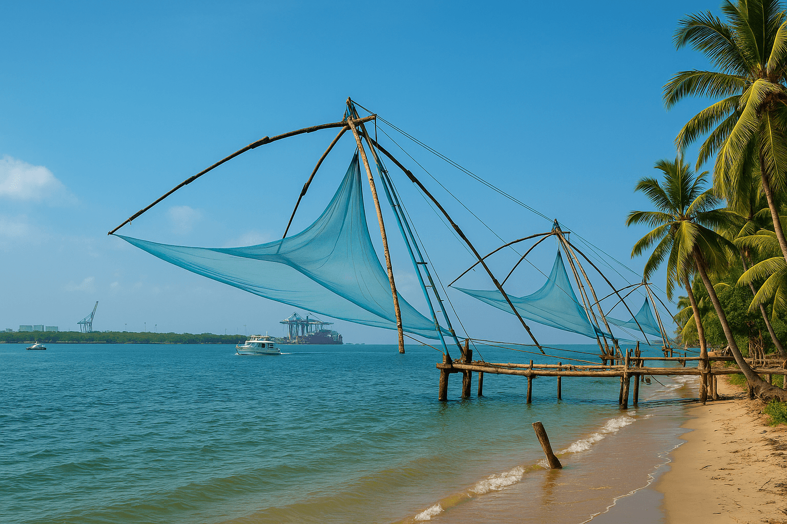 Business class flights to Kochi background